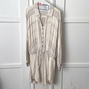 Free People Drop Waist Tie Dress